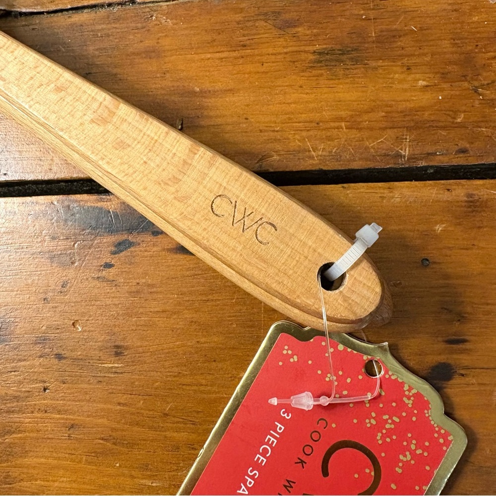 CWC Holiday Spatula Set with Bamboo Handles Set 3 NWT - Picture 8 of 8